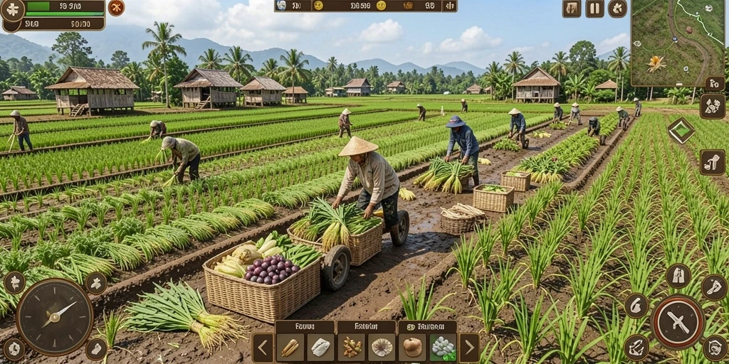 Tampilan menu yang intuitif dan ramah pengguna.