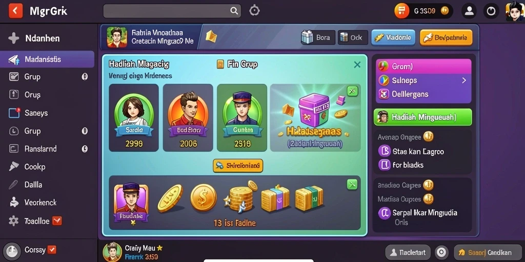 Tantangan menarik di setiap level untuk meningkatkan skill.