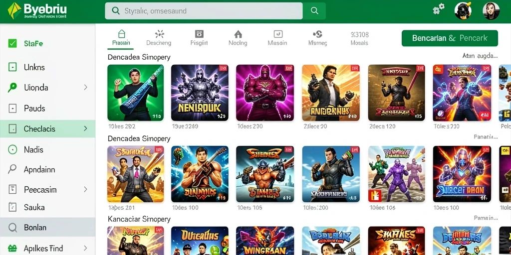 Screenshot level baru yang menantang dan menarik.